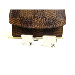 Photo: LOUIS VUITTON Stainless Steel Champs Elysees Cufflinks Cuffs #a940