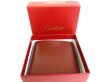 Photo12: Cartier Must de Cartier Bordeaux Leather Bifold Wallet Purse #a944
