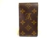 Photo2: LOUIS VUITTON Monogram Leather Brown Cigarette Cases #a954