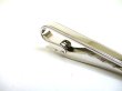 Photo8: LOUIS VUITTON Silver Steel LV Motif Necktie Pin Tie Clip #a955