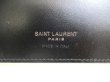 Photo10: Saint Laurent YSL Black Leather Gold H/W Bifold Bill Wallet #a956