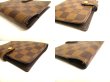 Photo7: LOUIS VUITTON Damier Leather Document Holder Small Ring Agenda Cover #a957