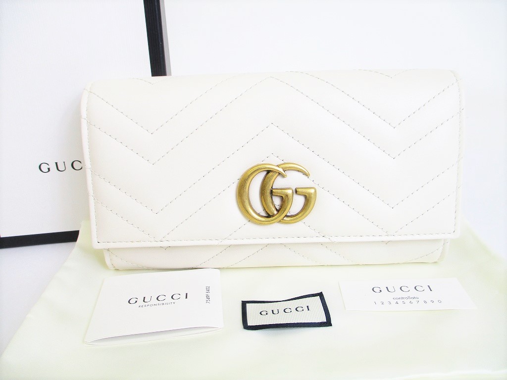gucci gg marmont white