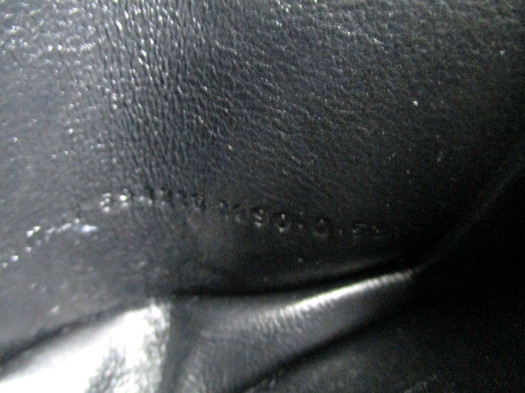 Photo11: BALENCIAGA Black Leather Bifold Wallet Compact Wallet #a898