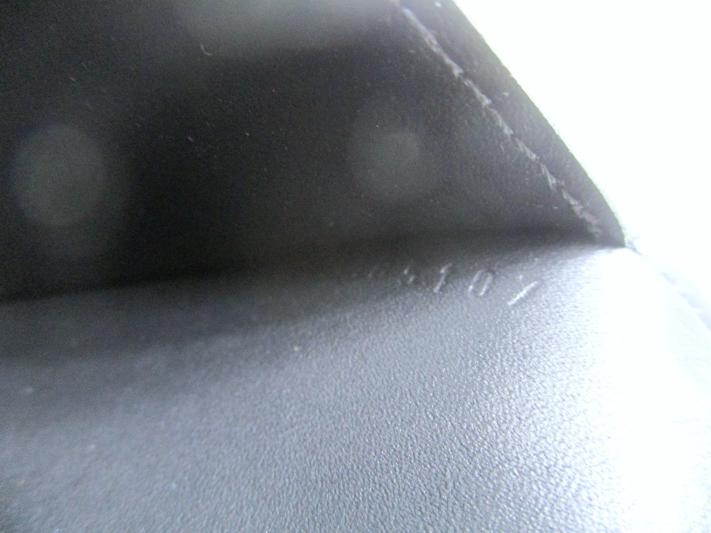 Photo11: LOUIS VUITTON Damier Infini Blue Leather Wallet Portefeuille Brazza #a912