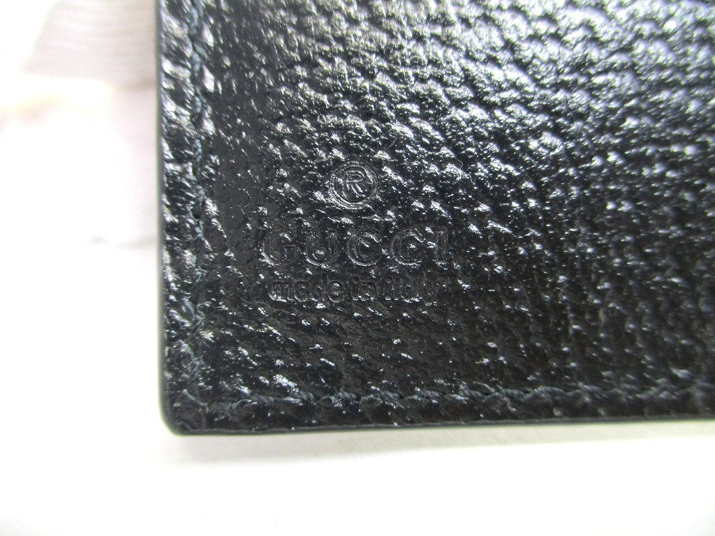 Photo10: GUCCI GG Marmont Black Leather Bifold Wallet Compact Wallet #a917