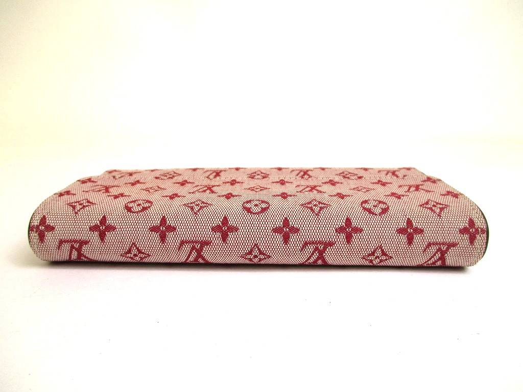 Photo6: LOUIS VUITTON Monogram Mini Cherry Canvas Trifold Wallet International #a918