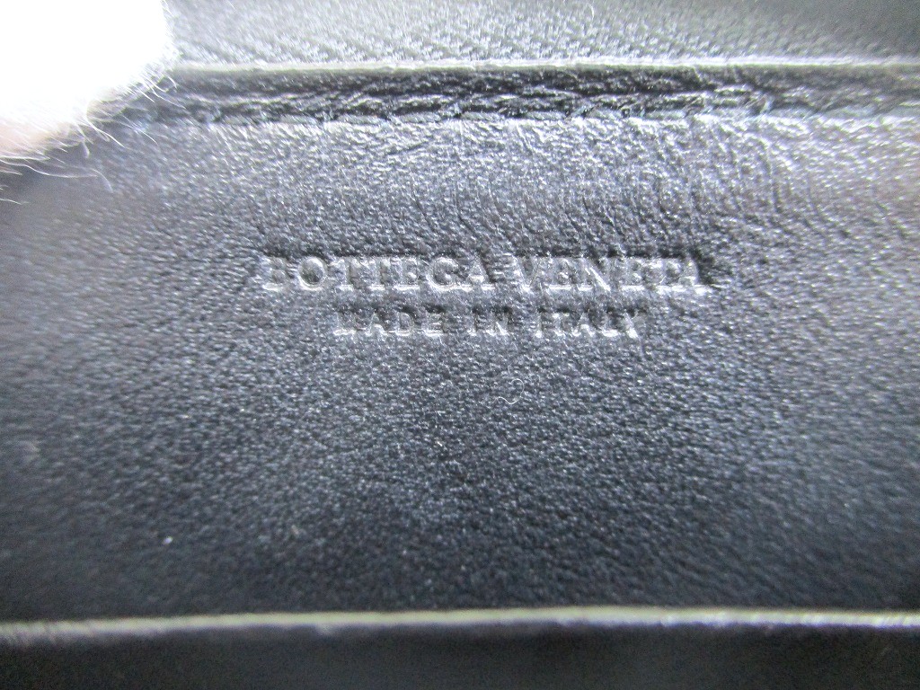 Photo10: BOTTEGA VENETA Intrecciato Black Leather Zipped Card Case Coin Purse #a920