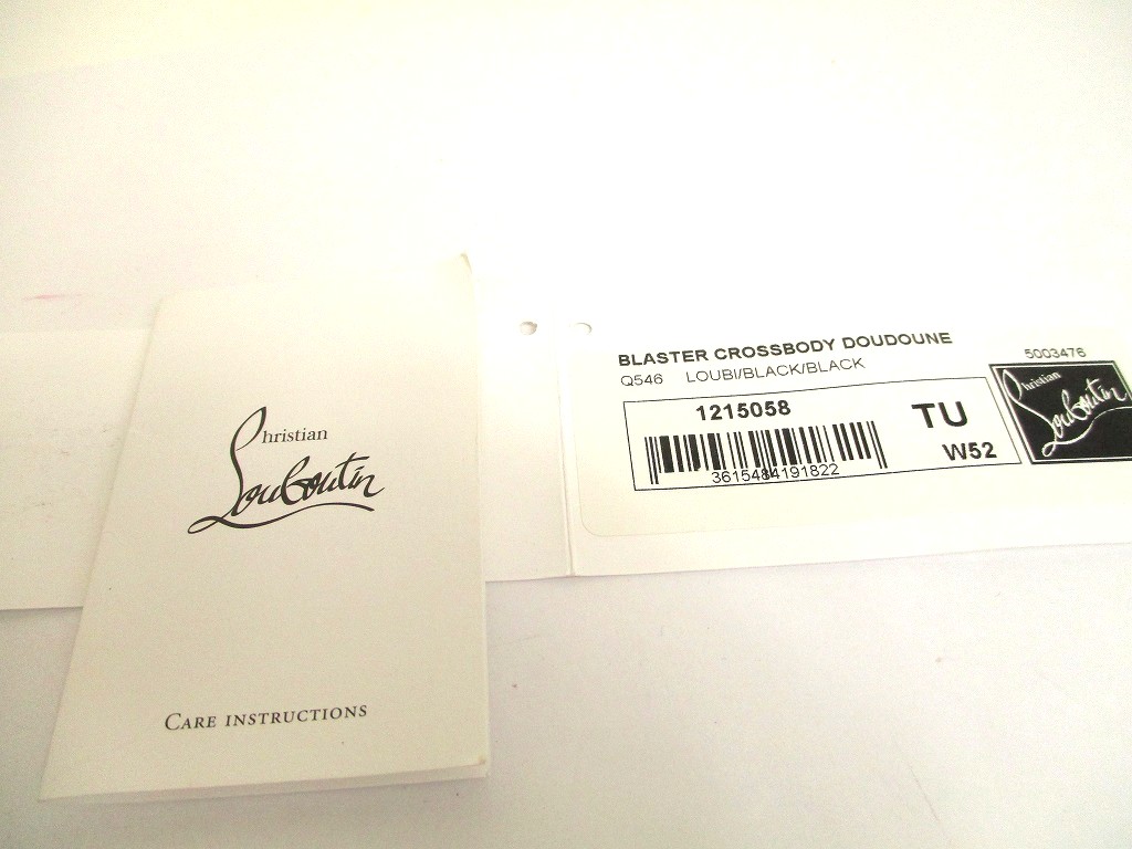 Photo11: Christian Louboutin Red Nylon Waist Packs Belt Bag Pouch #a946