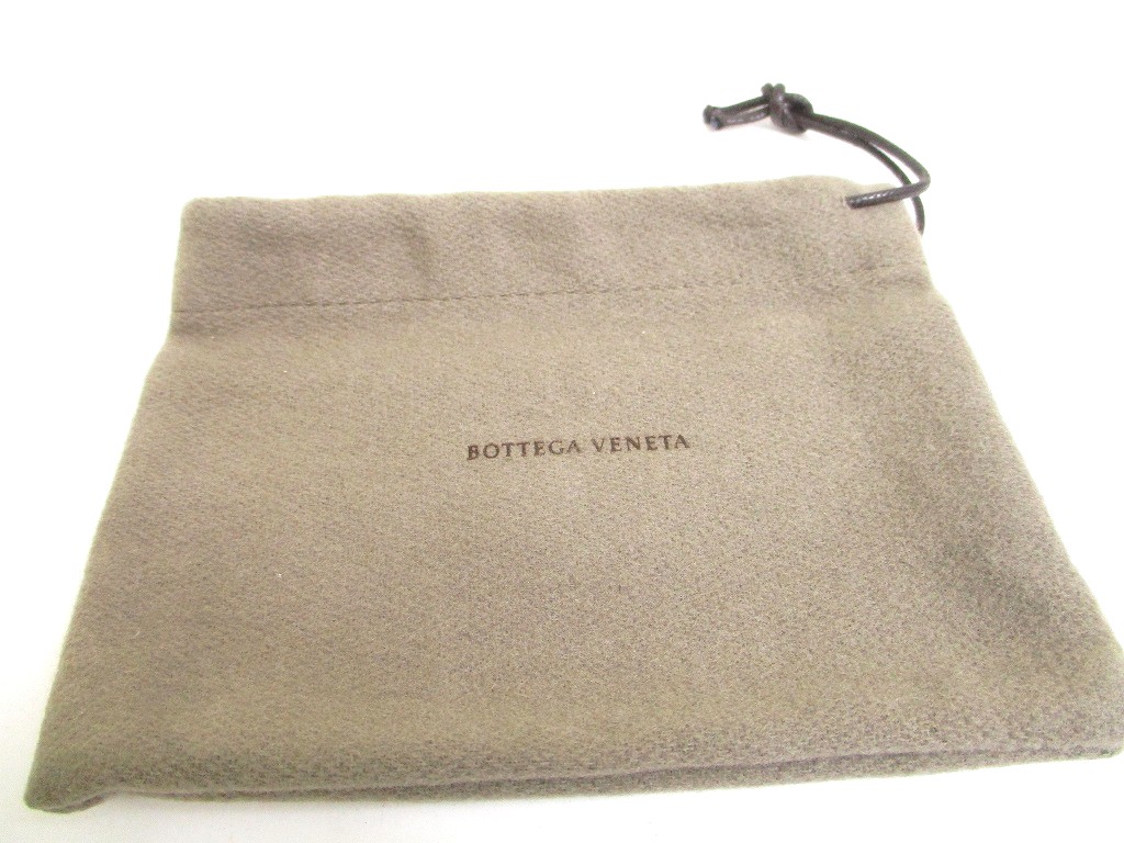 Photo12: BOTTEGA VENETA Black Leather Silver H/W 6 Pics Key Chain #a949