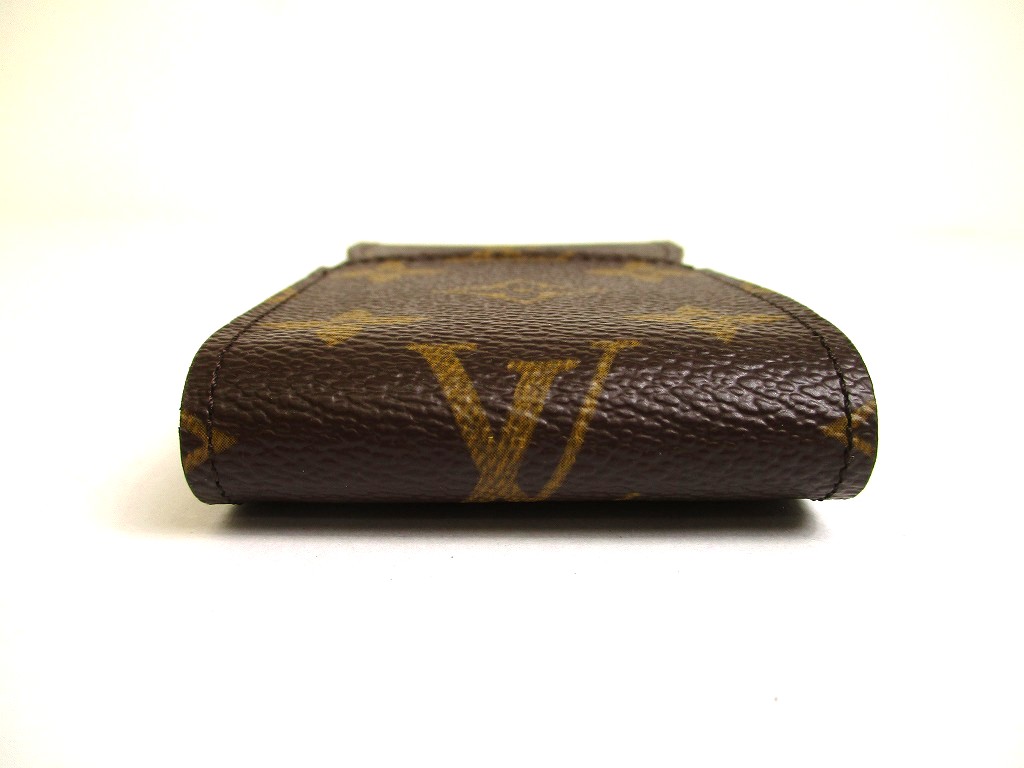 Photo5: LOUIS VUITTON Monogram Leather Brown Cigarette Cases #a954