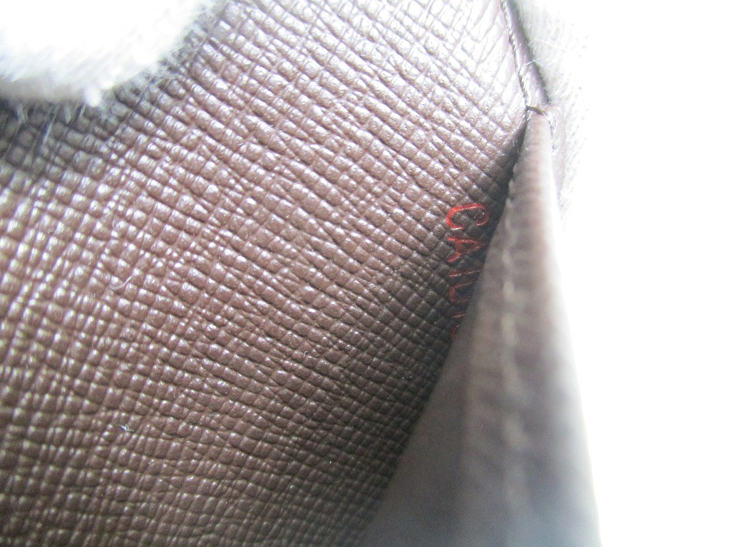 Photo11: LOUIS VUITTON Damier Leather Document Holder Small Ring Agenda Cover #a957